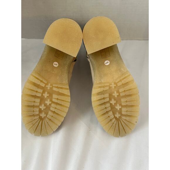 Free People James Chelsea Boots White Leather Size US 10. EU 41 - Picture 9 of 10